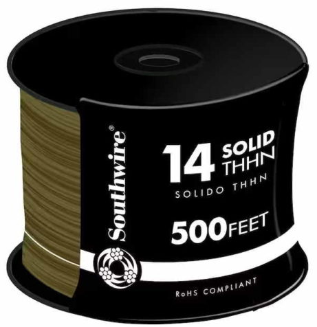 Southwire 14 AWG SOLID SD CU - THHN - THWN - AWM