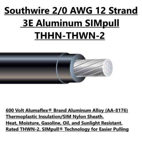 Southwire 2/0 AWG Aluminum Wire For Sale Tucson